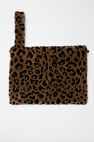 LEOPARD VELVET BROWN CLUTCH (3)